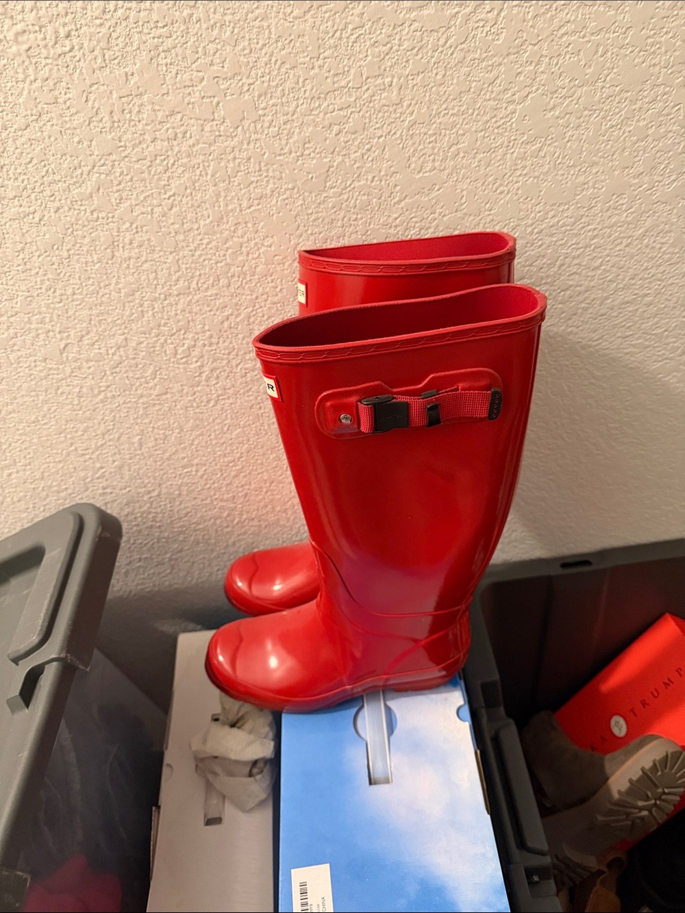 Hunter Red Women's Tall Rain Boots